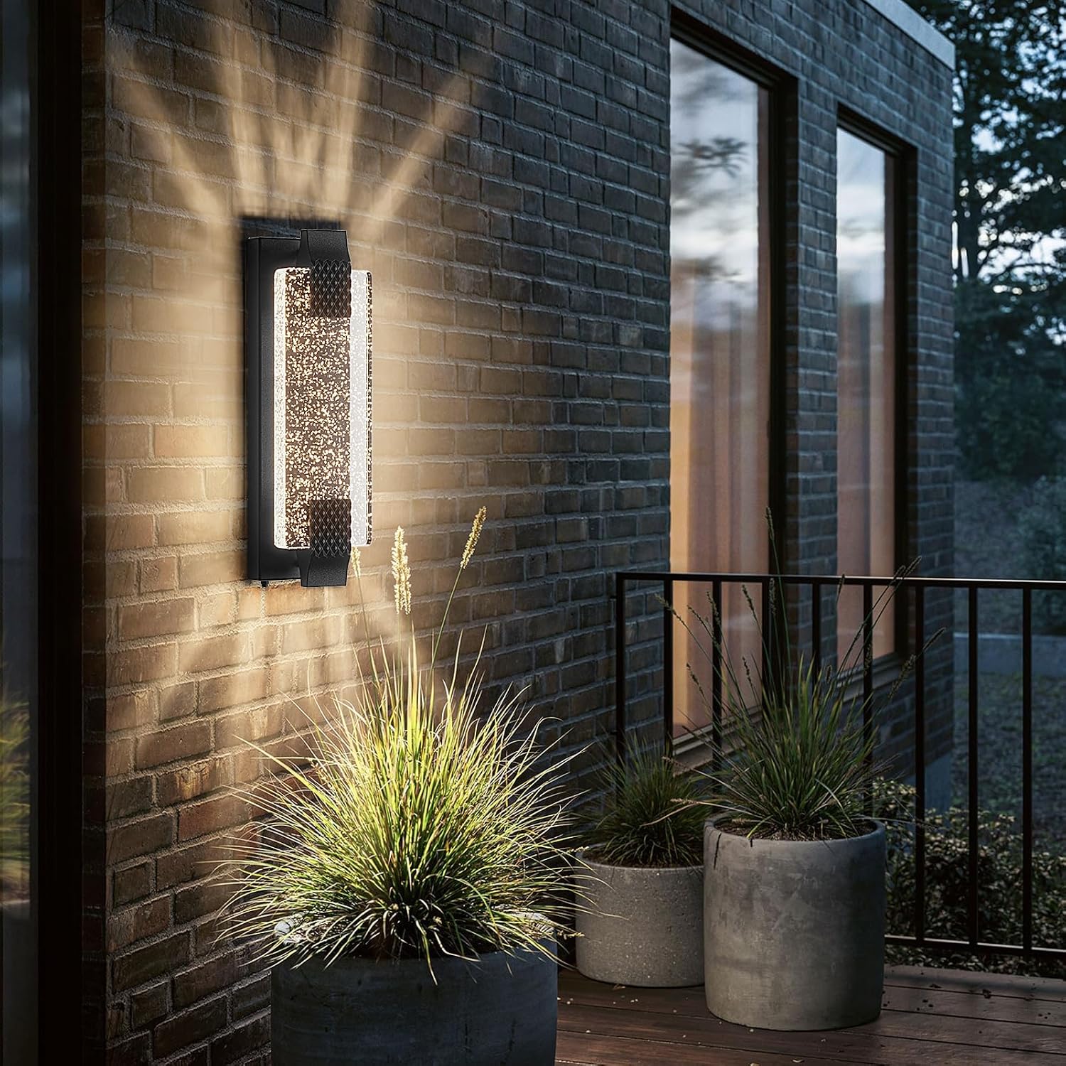 Outdoor Lighting Hardwired - Lampa zewnętrzna LED na werandę, 15,7