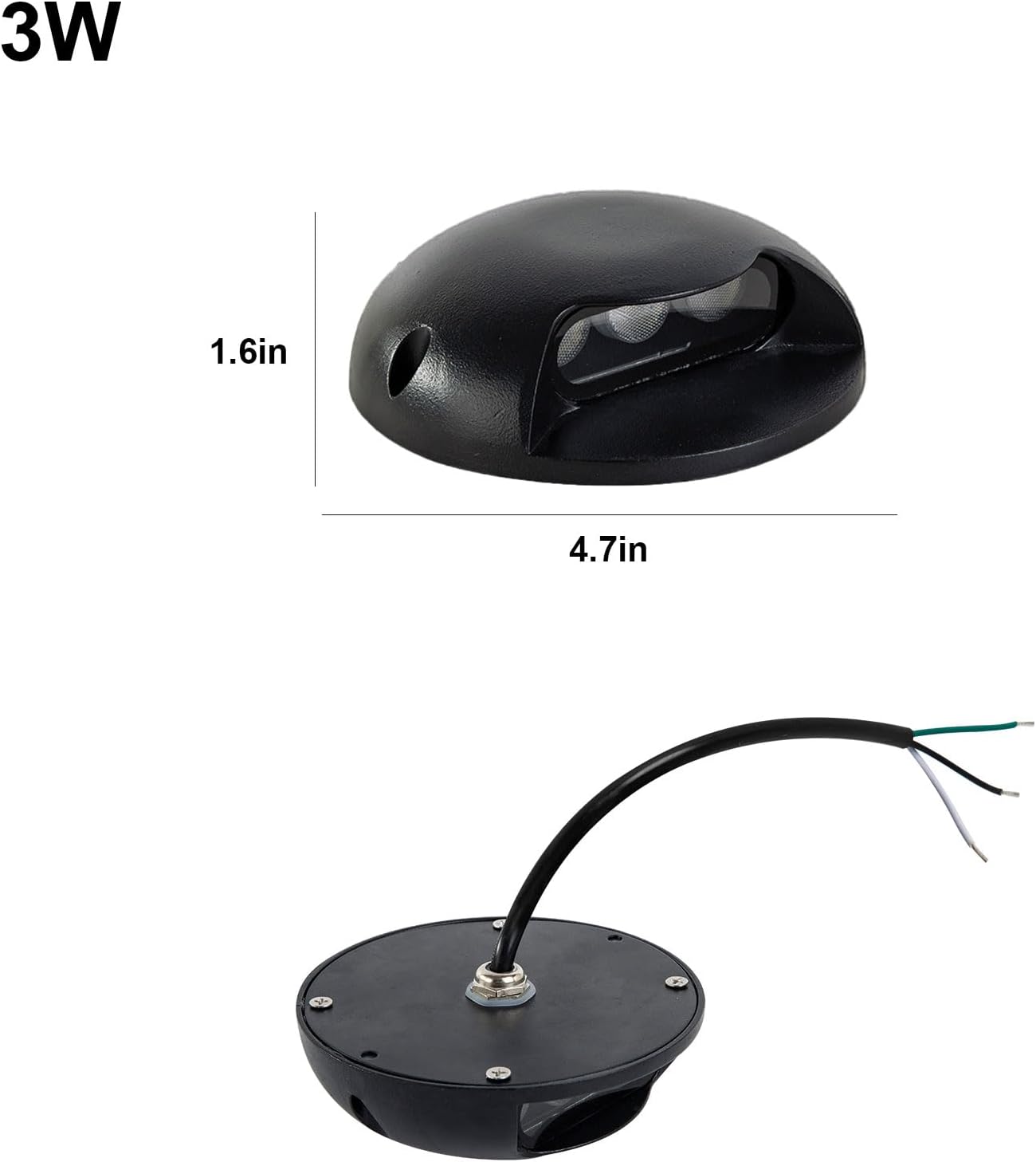 Outdoor Lighting Hardwired - Lampki schodowe LED AC220V IP65, 8