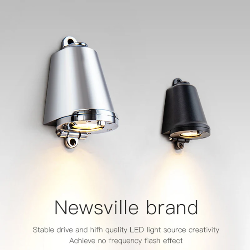 Outdoor Lighting Bronze - Zewnętrzna wodoodporna lampa ścienna LED, oświetlenie