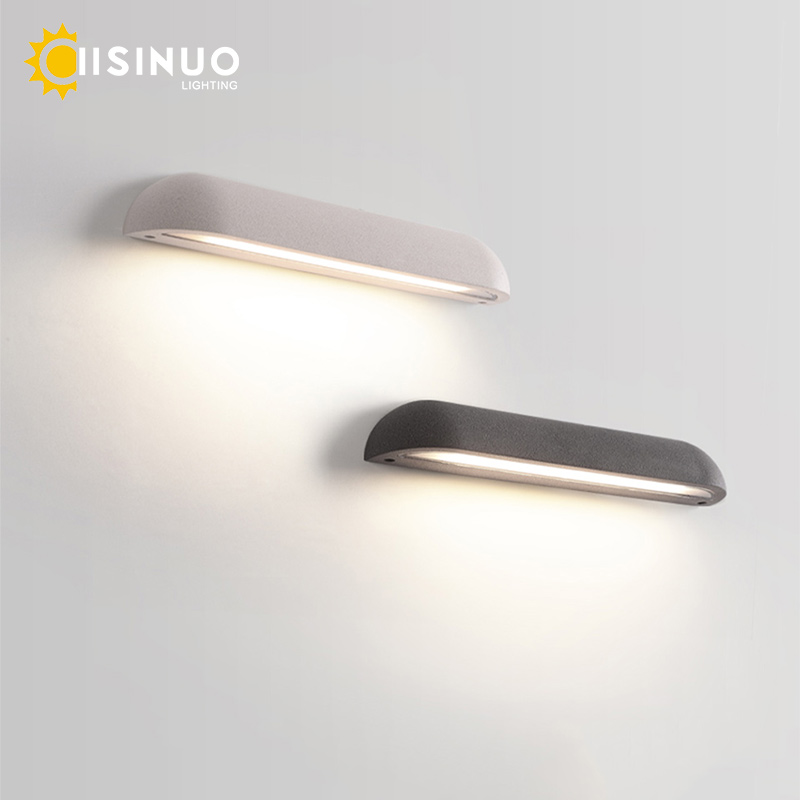 Outdoor Lighting Hardwired - Zewnętrzna kinkiet betonowy IP65, wodoodporna lampa