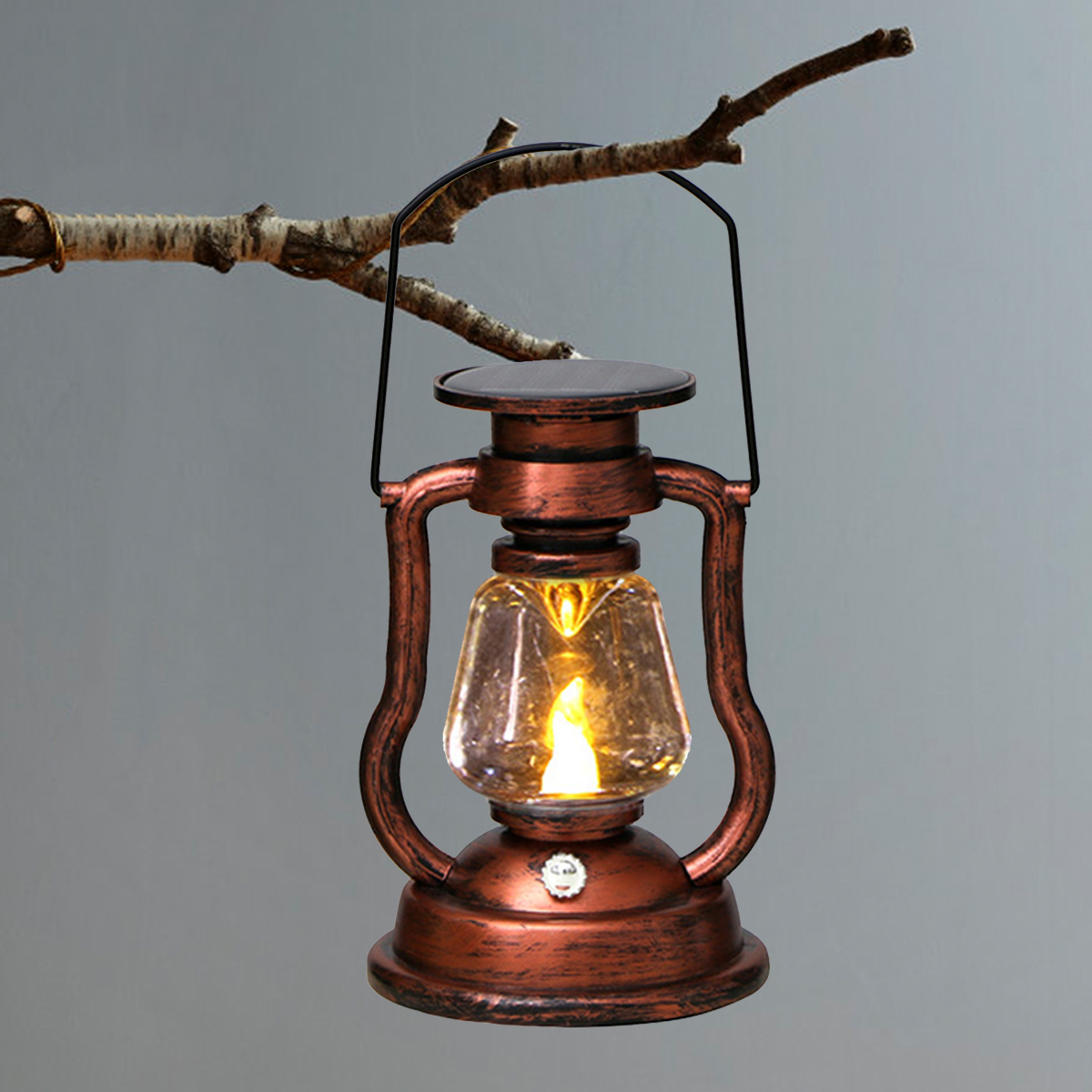 Outdoor Lighting Wire - Lampa Atmosferyczna Retro LED Solarna Lampa