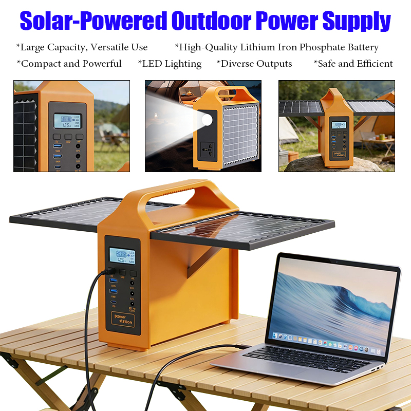 Outdoor Lighting Wire - Przenośna stacja zasilania solarnego 150W z