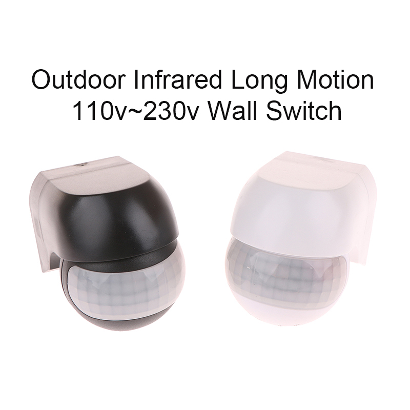 Outdoor Lighting Timer Switch - Zewnętrzny czujnik ruchu na podczerwień, długi