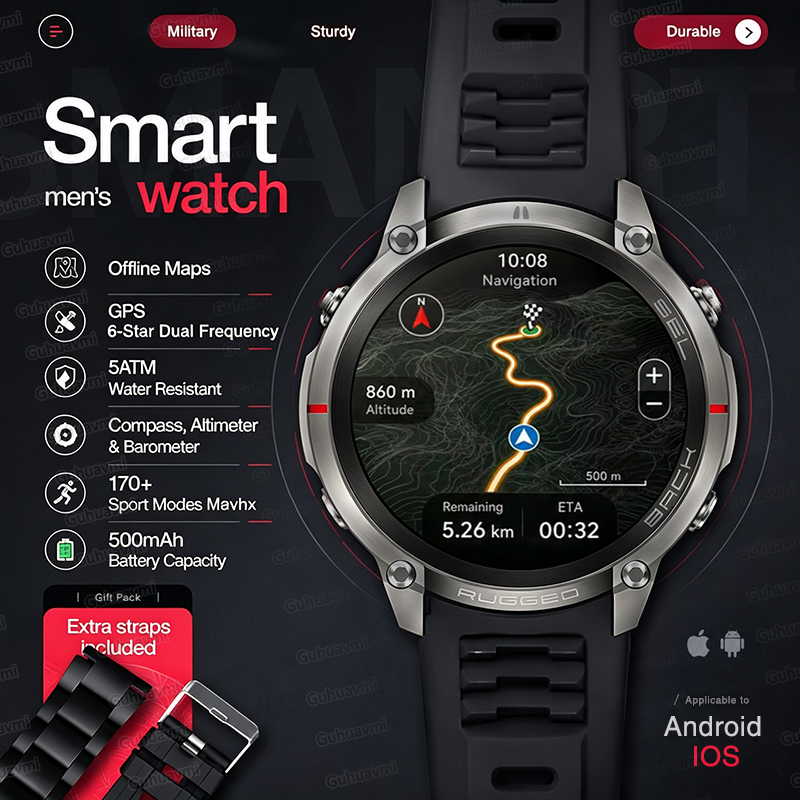 Outdoor Lighting Smart Controller - Nowy Wytrzymały Wojskowy Smartwatch GPS z