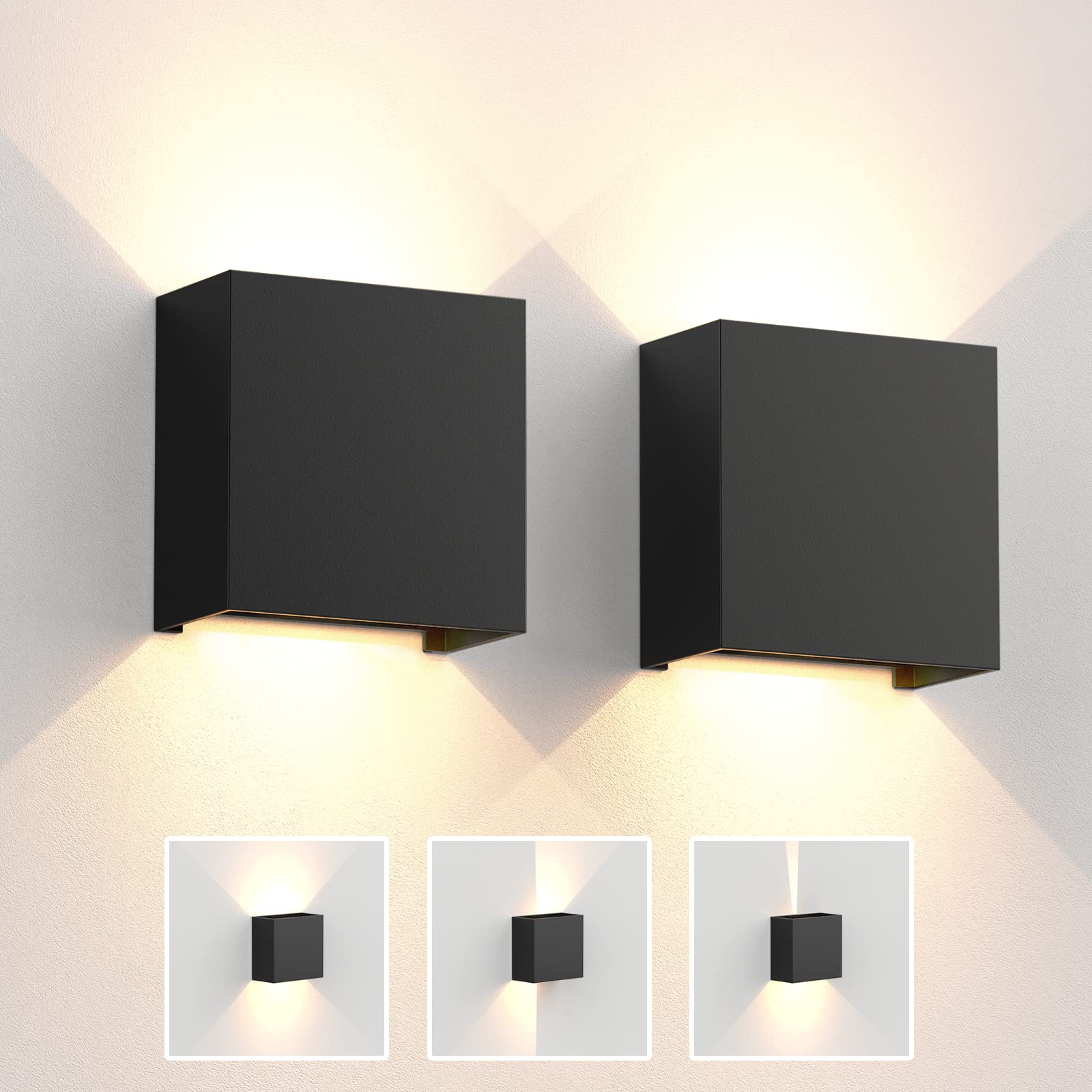 Outdoor Lighting Hardwired - Kinkiety LED 6W Nowoczesne Wewnętrzne Zewnętrzne