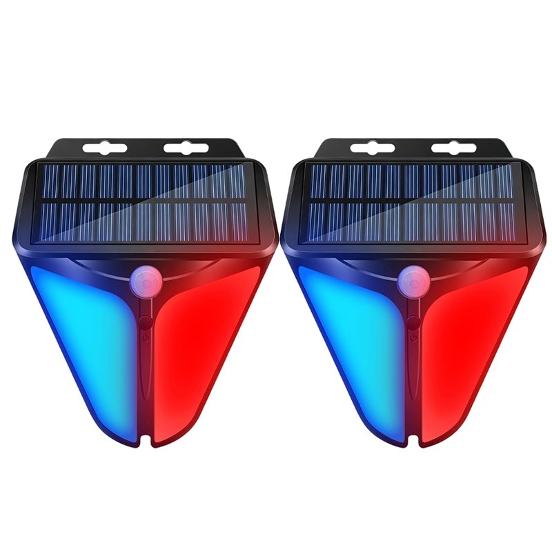 Outdoor Lighting With Motion Sensor - A24U Solarna lampa ostrzegawcza stroboskopowa z