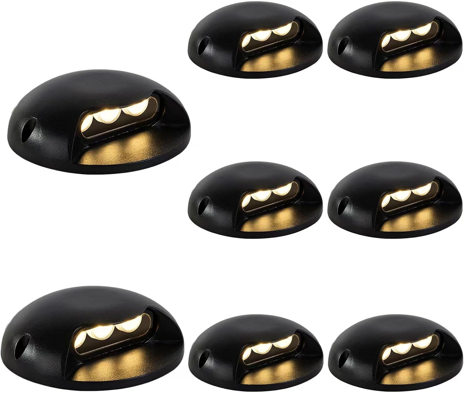 Outdoor Lighting Hardwired - 8 sztuk 3W LED-owych lamp do