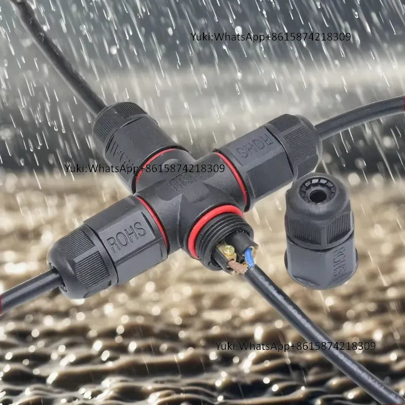 Outdoor Lighting Wire - Wodoodporne złącze kablowe IP68 typu T,