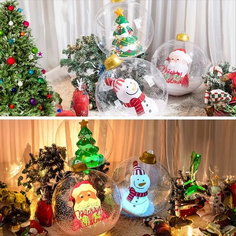 Xmas Outdoor Lighting Decorations - Balony świąteczne na zewnątrz 2026 Święty