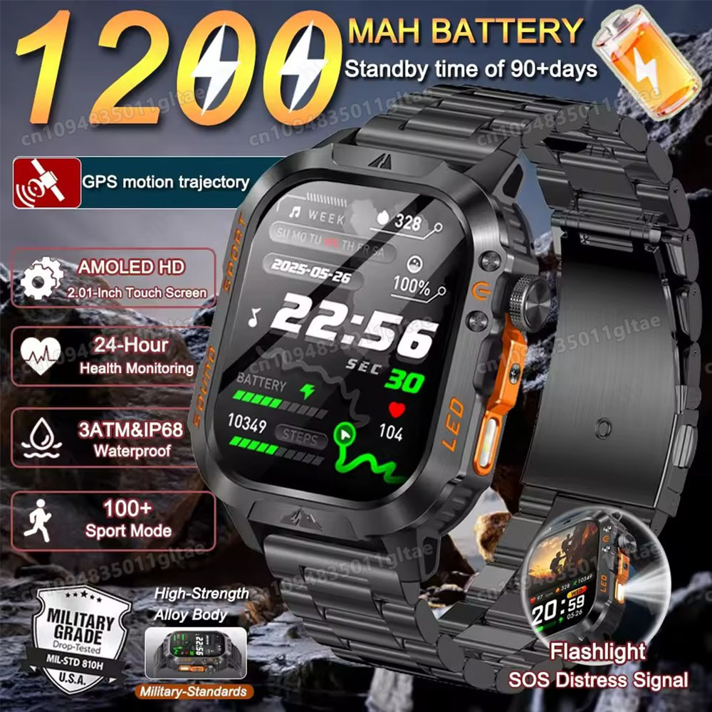 Outdoor Lighting Smart Controller - Nowy wojskowy smartwatch męski 2026 IP67
