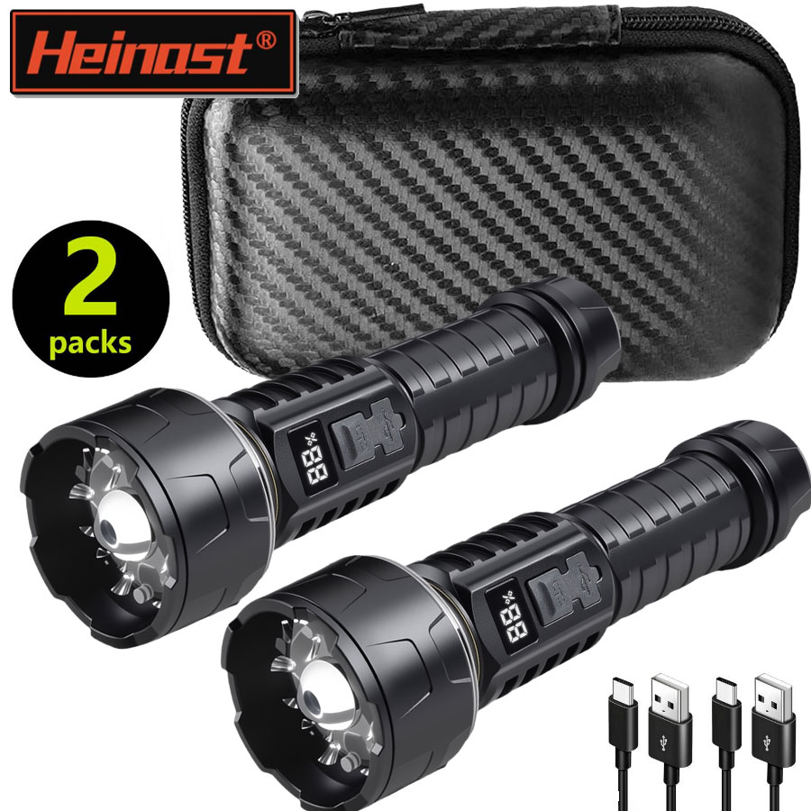 Outdoor Lighting Battery Powered - 1/2 SZT./Zestaw Mocne Latarki LED Awaryjne