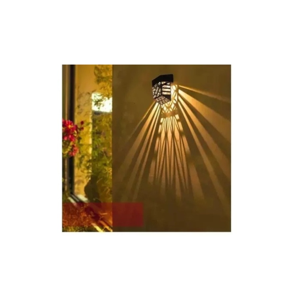 Outdoor Lighting And Landscape - Solarna lampa ogrodowa LED na ogrodzenie,