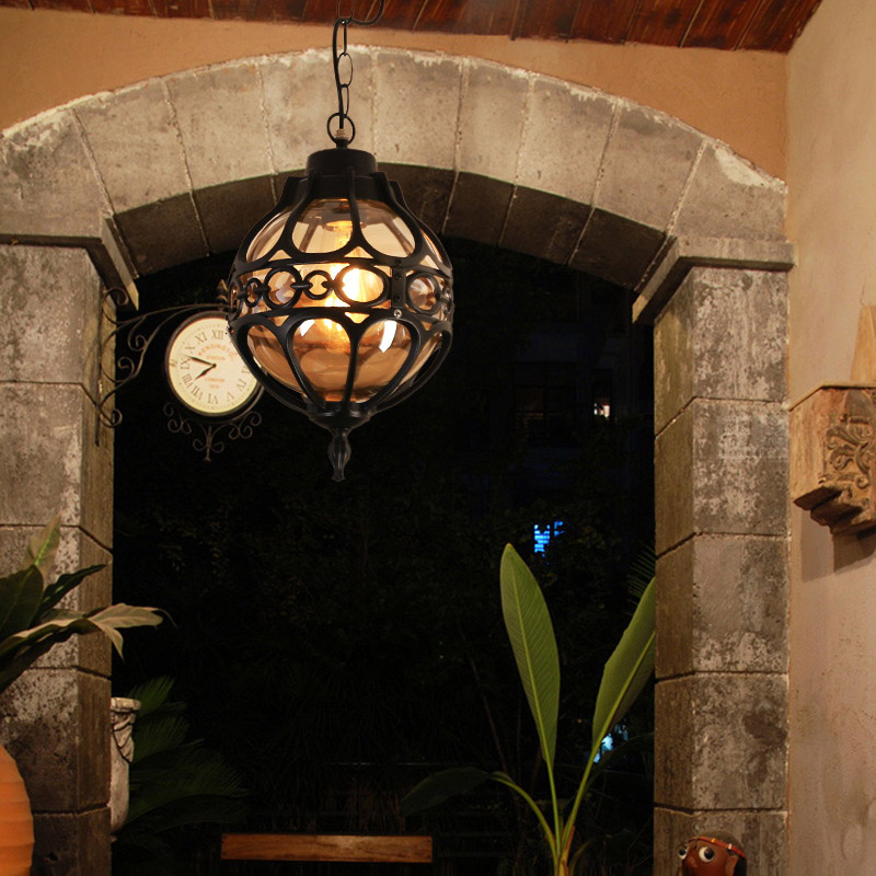 Arabski globus ganek wisiorek  – Outdoor Lighting Bronze recenzja i cena