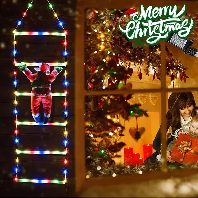 Lampka drabinowa LED dla Święt – Xmas Outdoor Lighting Decorations recenzja i cena