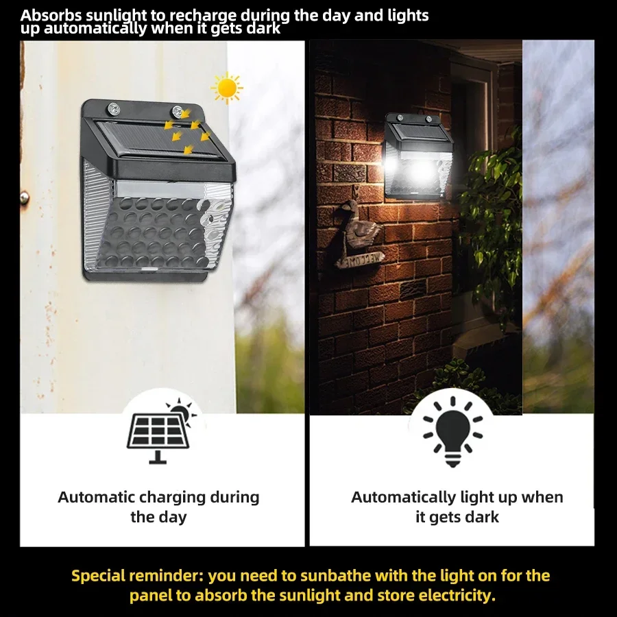 Lampa solarna LED z czujnikiem – Outdoor Lighting With Motion Sensor recenzja i cena