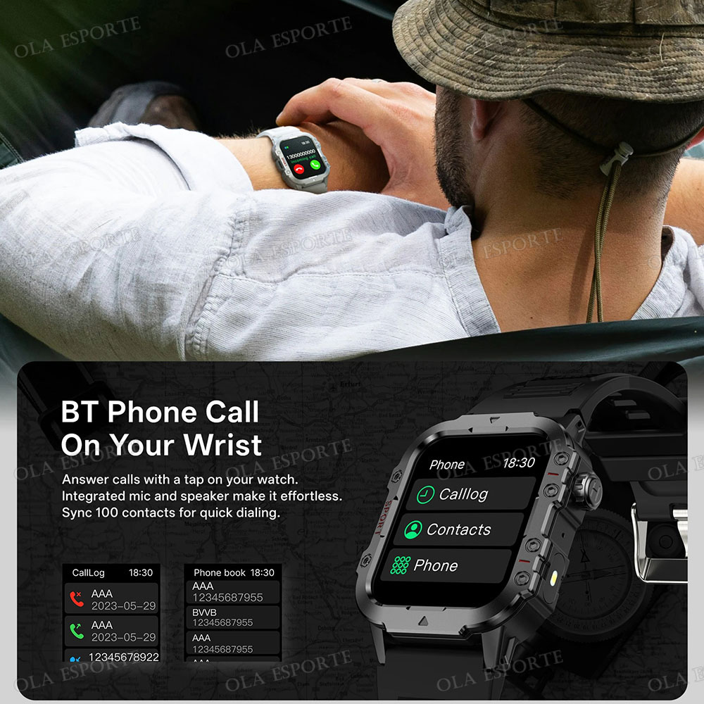2026 Wojskowy Smartwatch Męski – Outdoor Lighting Smart Controller recenzja i cena