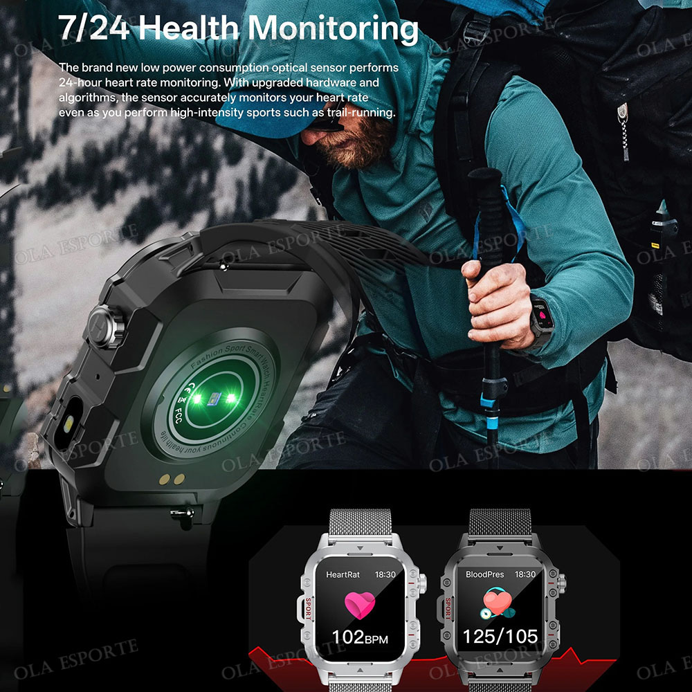 2026 Wojskowy Smartwatch Męski – Outdoor Lighting Smart Controller recenzja i cena