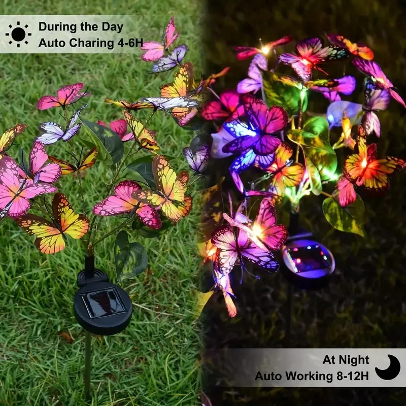 Solarny LED Motyl Lampki Ogrod – Outdoor Lighting Wire recenzja i cena