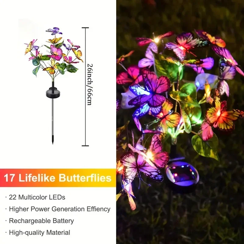 Solarny LED Motyl Lampki Ogrod – Outdoor Lighting Wire recenzja i cena