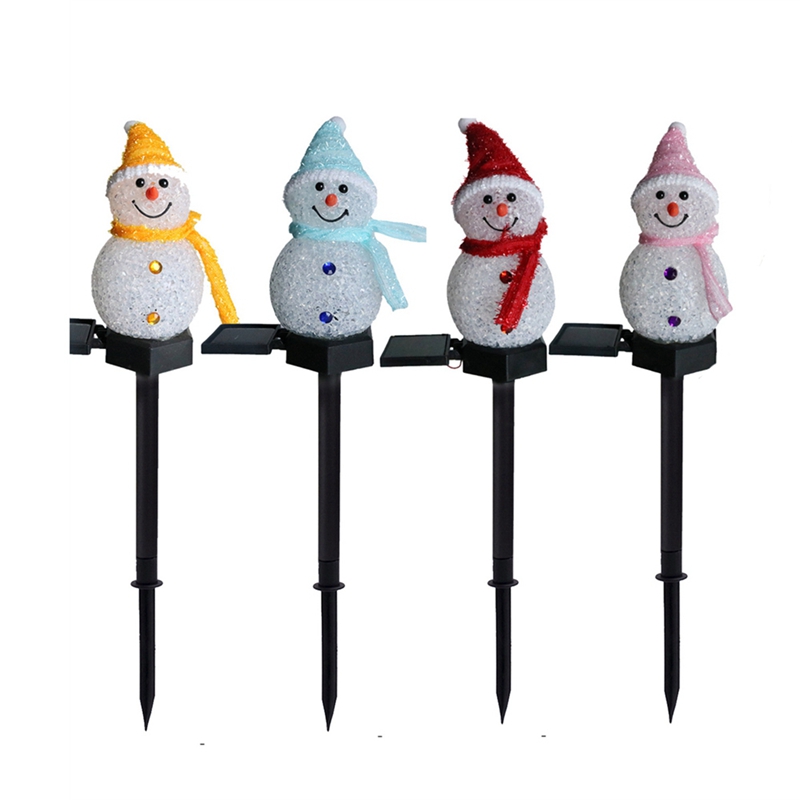 LED Snowman Solar Garden Light – Xmas Outdoor Lighting Decorations recenzja i cena