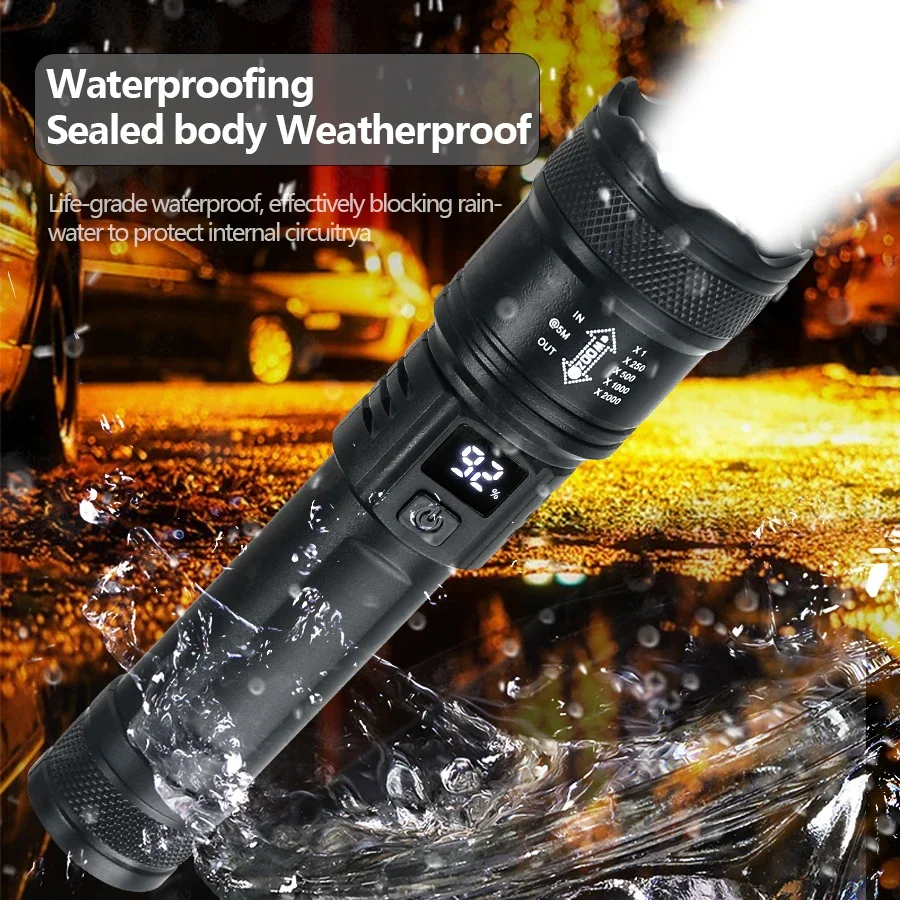 9900 lm potężna latarka LED wy – Outdoor Lighting Battery Operated recenzja i cena
