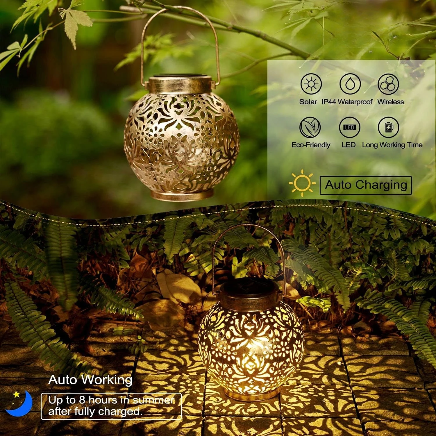 1-6 SZT. Marokańskie Lampiony  – Outdoor Lighting Wire recenzja i cena