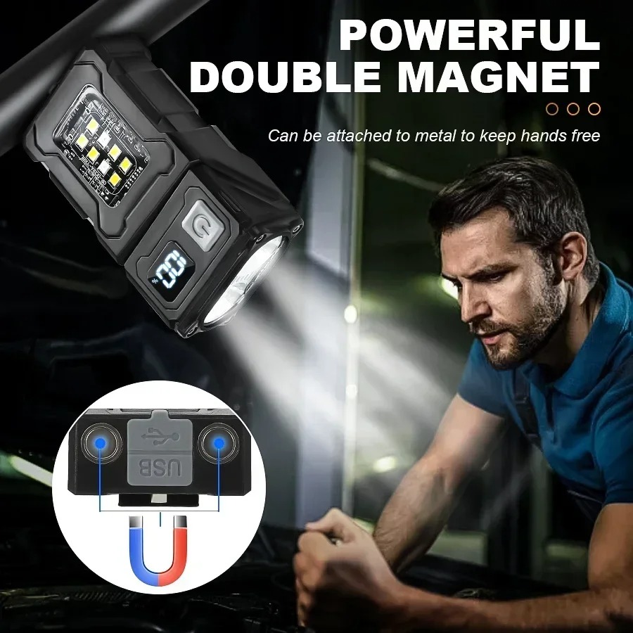 Mini USB Latarka LED z magnese – Outdoor Lighting Junction Box recenzja i cena