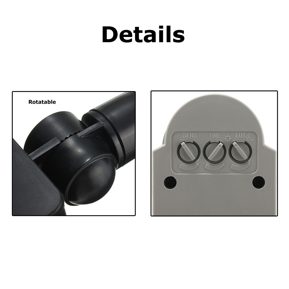 Czujnik ruchu 220V 12V wykrywa – Outdoor Lighting Timer Switch recenzja i cena
