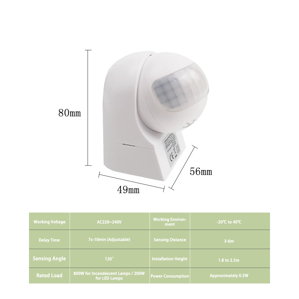 Wodoodporny zewnętrzny czujnik – Outdoor Lighting With Motion Sensor recenzja i cena