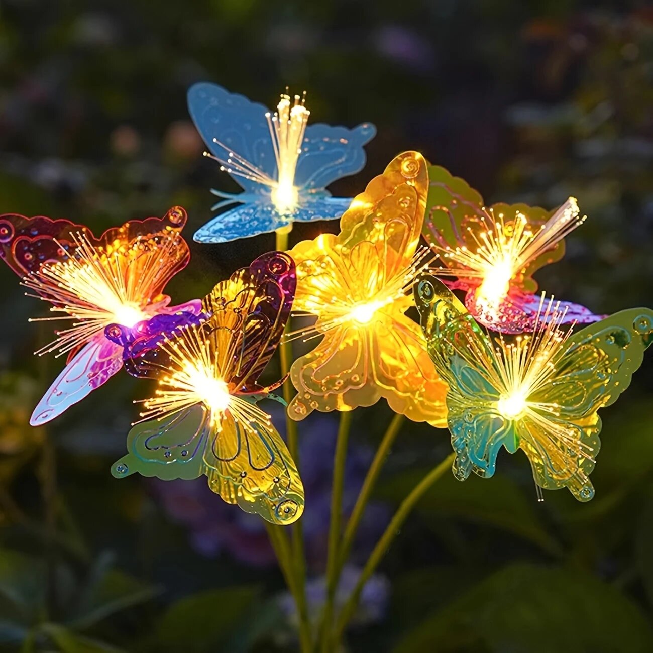 1PC 6-głowicowe diody LED z św – Outdoor Lighting Yard Ideas recenzja i cena