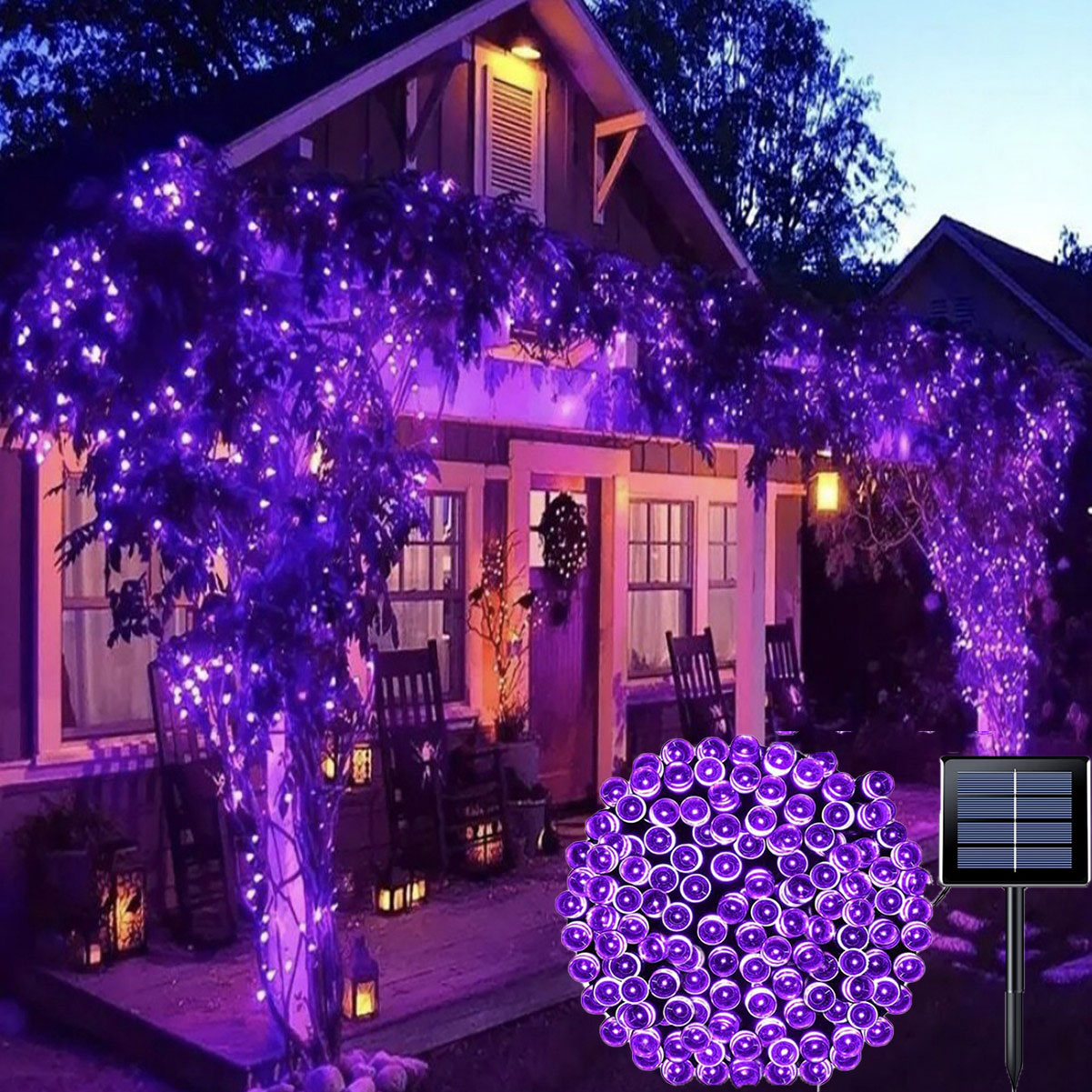 Solarne lampki sznurkowe, wodo – Xmas Outdoor Lighting Decorations recenzja i cena