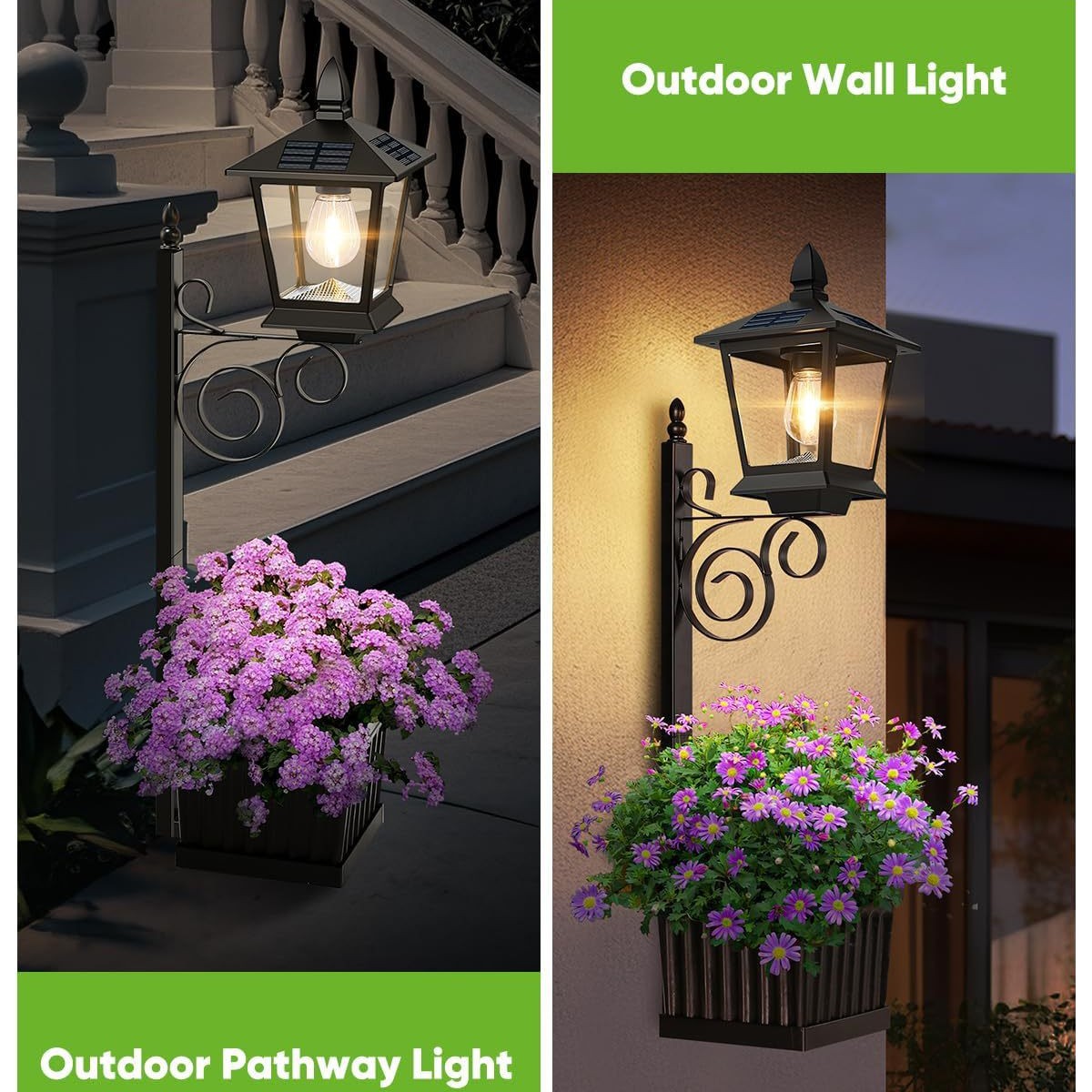 Lampa solarna 2 w 1, wodoodpor – Outdoor Lighting And Decor recenzja i cena