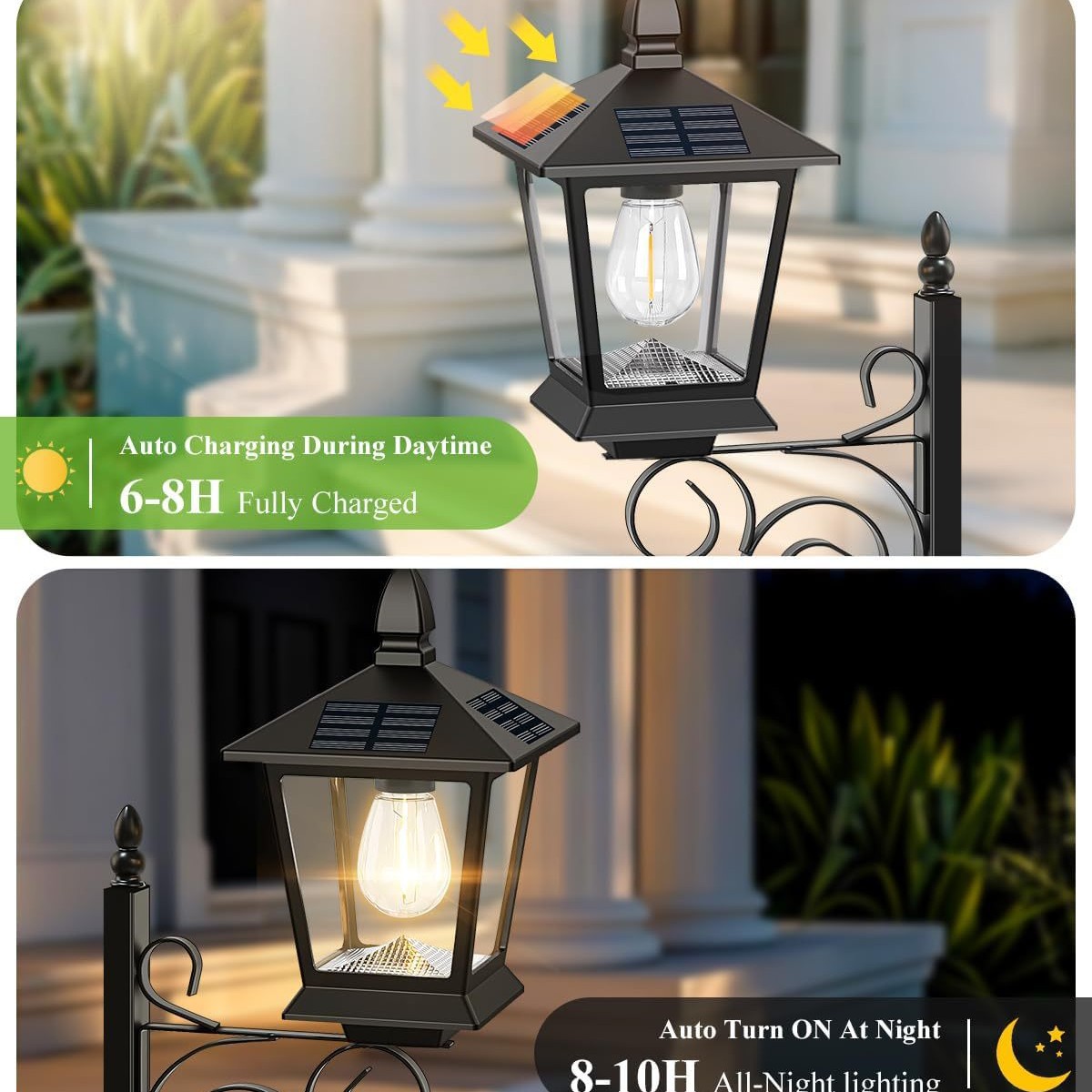 Lampa solarna 2 w 1, wodoodpor – Outdoor Lighting And Decor recenzja i cena