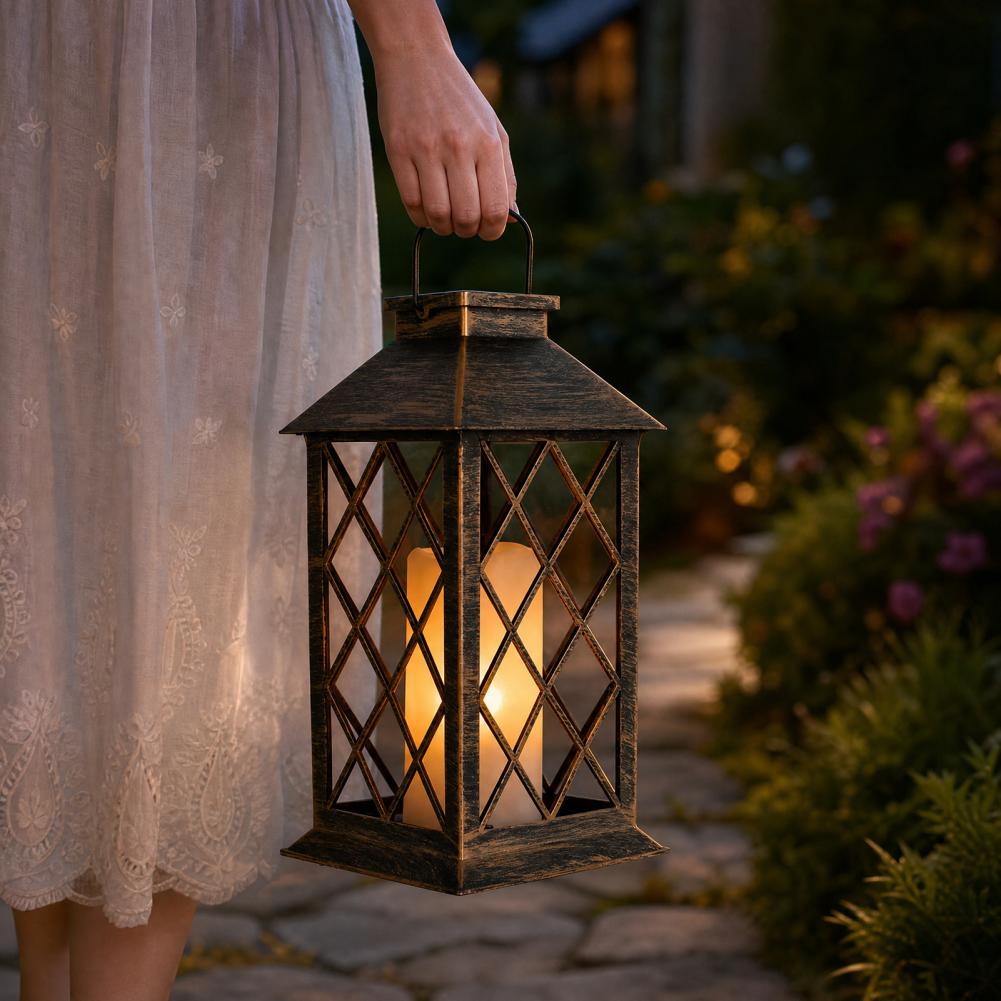Retro Lampion Solarny, Zewnętr – Outdoor Lighting And Decor recenzja i cena