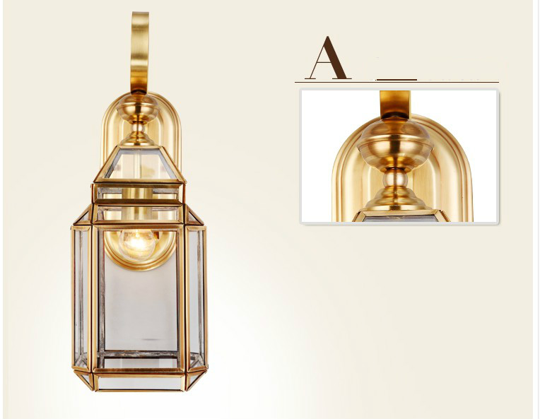 Nowoczesna lampa ścienna z brą – Outdoor Lighting Bronze recenzja i cena