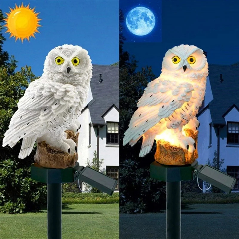 Solarna Statua Sowy, Lampa Ogr – Outdoor Lighting Wire recenzja i cena