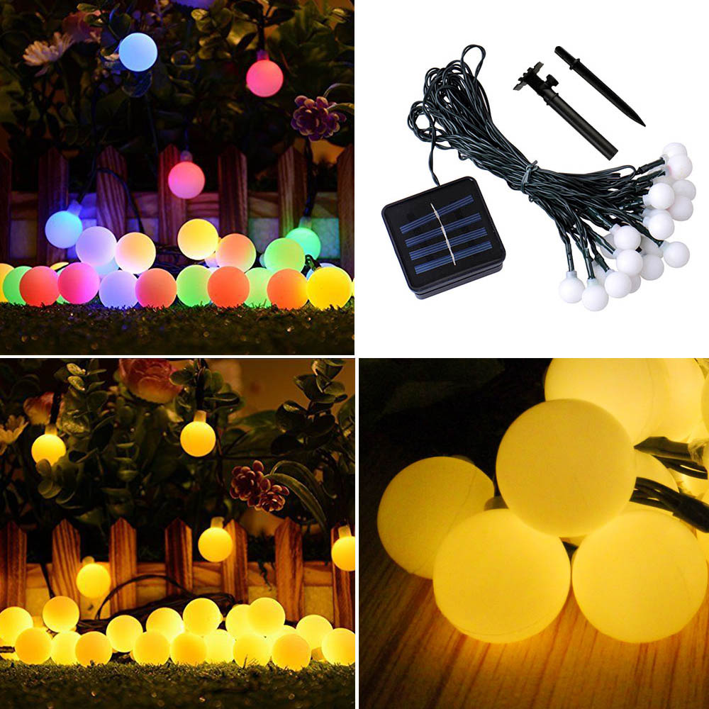 Multicolor 50Leds lampa słonec – Xmas Outdoor Lighting Decorations recenzja i cena