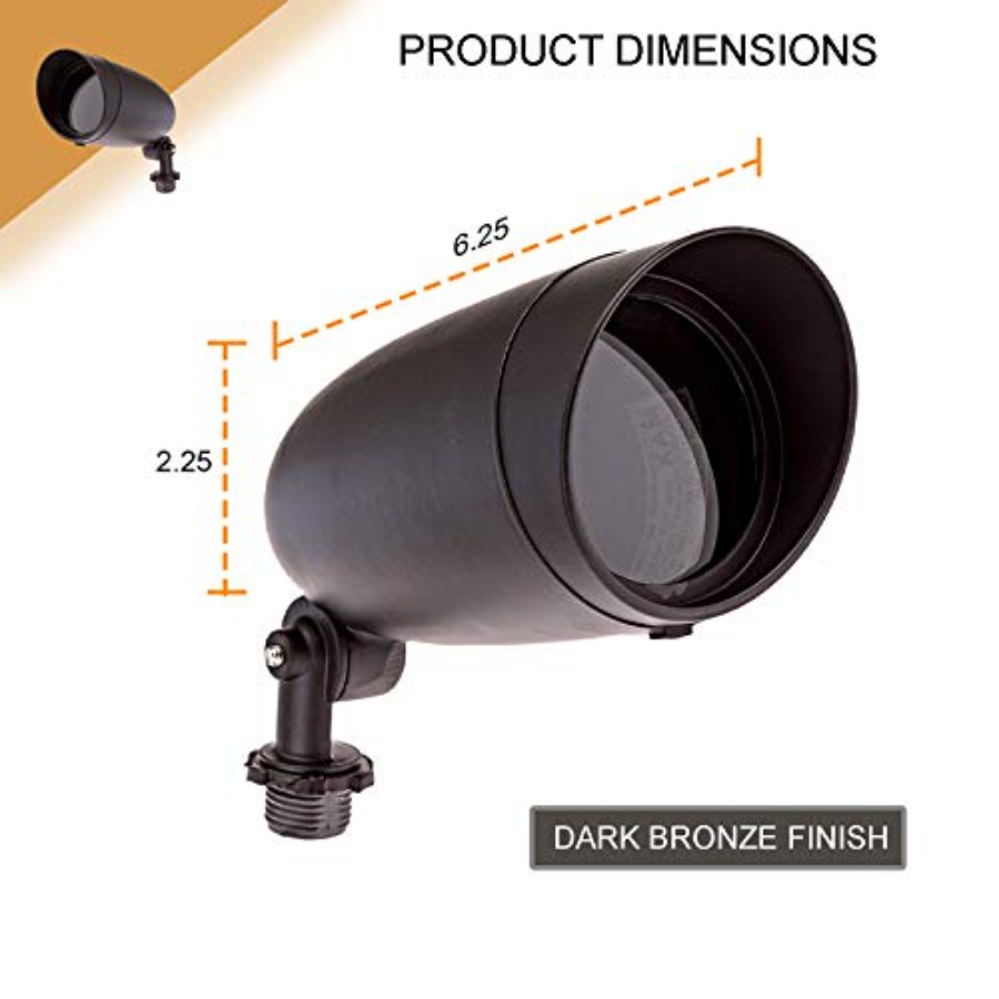 Oświetlenie: Lampa PAR20 120 V – Outdoor Lighting Bronze recenzja i cena