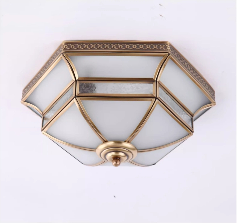 Miedziana lampa sufitowa w sty – Outdoor Lighting Bronze recenzja i cena