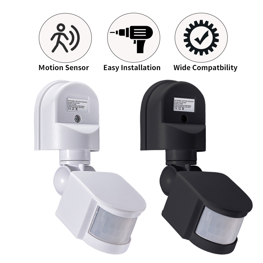 Czujnik ruchu PIR 220V 110V 12 – Outdoor Lighting With Motion Sensor recenzja i cena