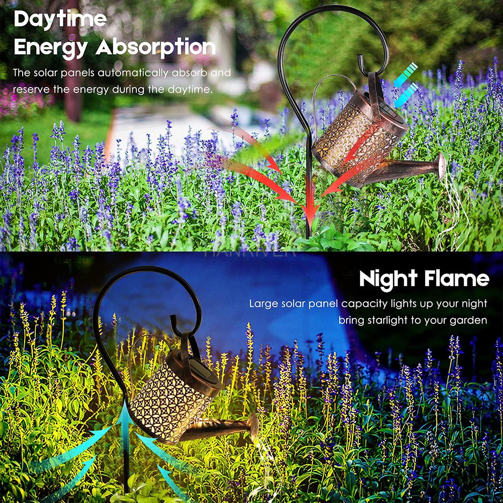 Solarna konewka lampka wisząca – Outdoor Lighting Bronze recenzja i cena