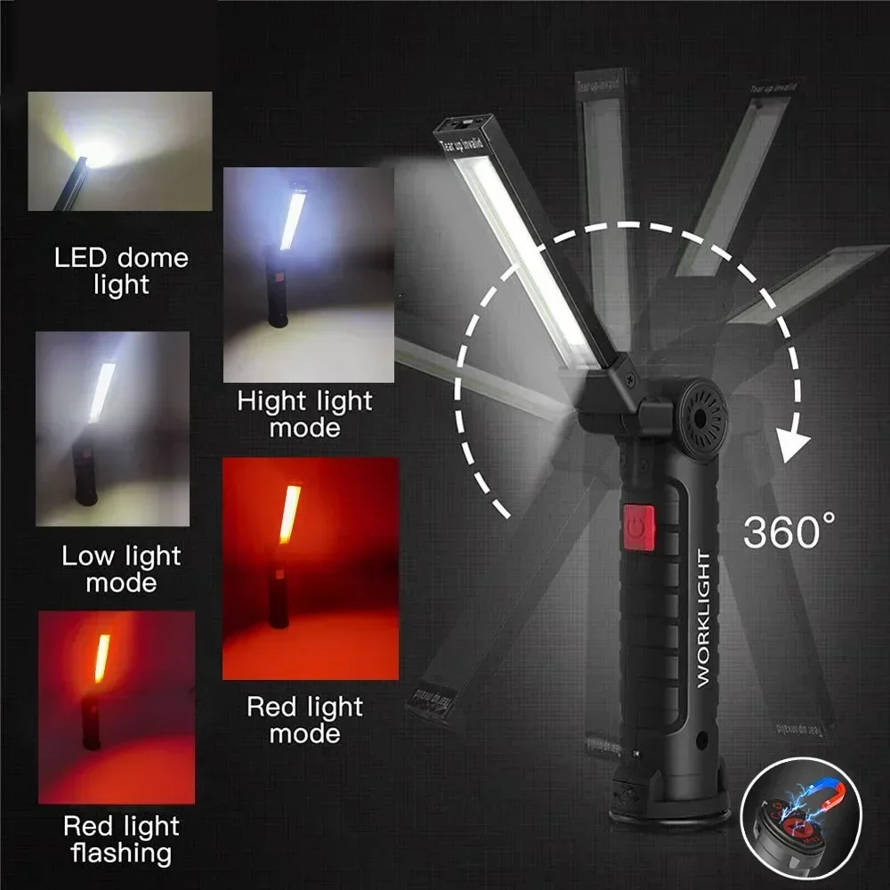 Latarka LED COB, ładowana prze – Outdoor Lighting Guide recenzja i cena