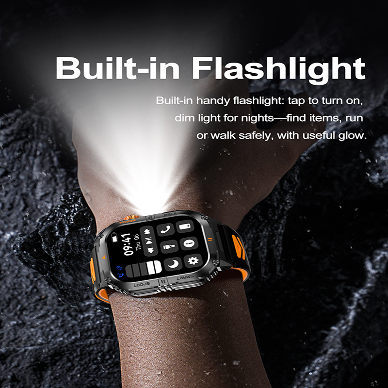 Nowy wojskowy smartwatch męski – Outdoor Lighting Smart Controller recenzja i cena