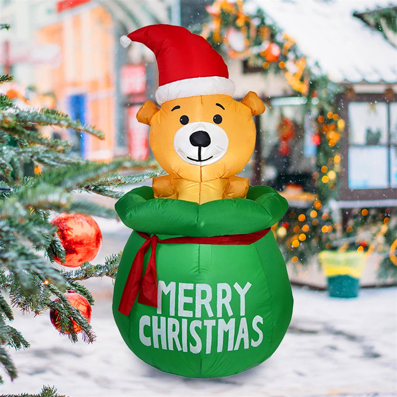 5FT Świąteczna nadmuchiwana to – Xmas Outdoor Lighting Decorations recenzja i cena