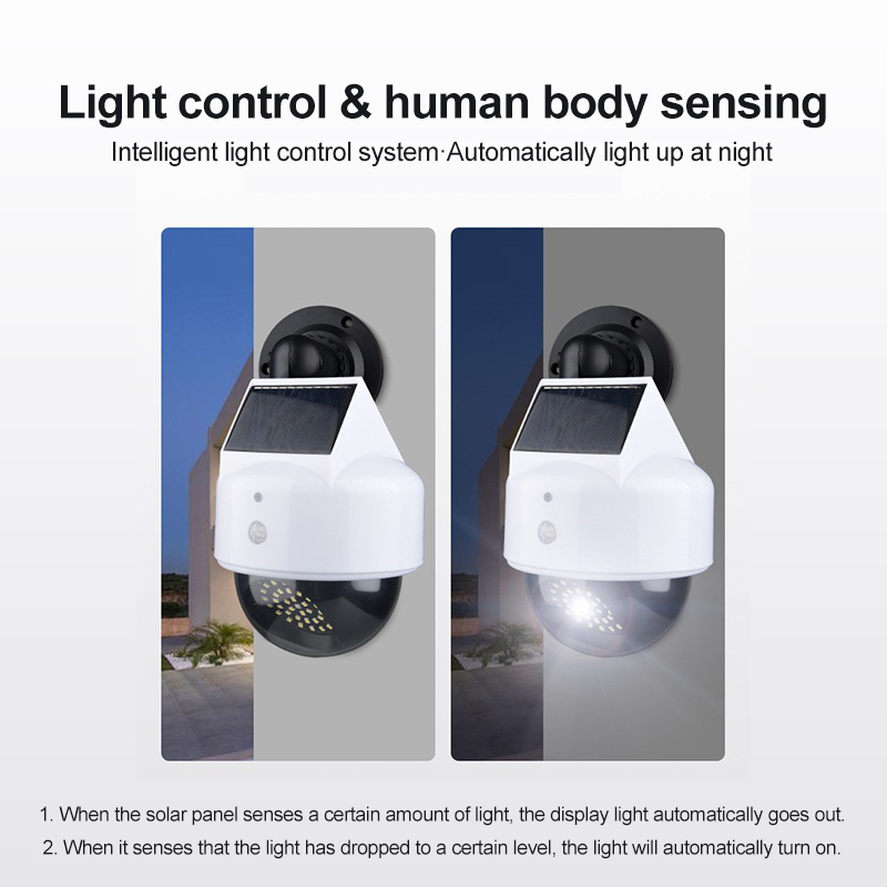 Kamera symulująca energię słon – Outdoor Lighting With Motion Sensor recenzja i cena