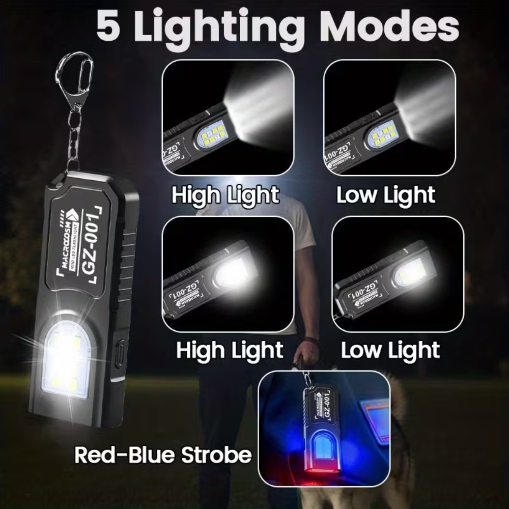 Mini latarka LED COB na breloc – Outdoor Lighting Guide recenzja i cena